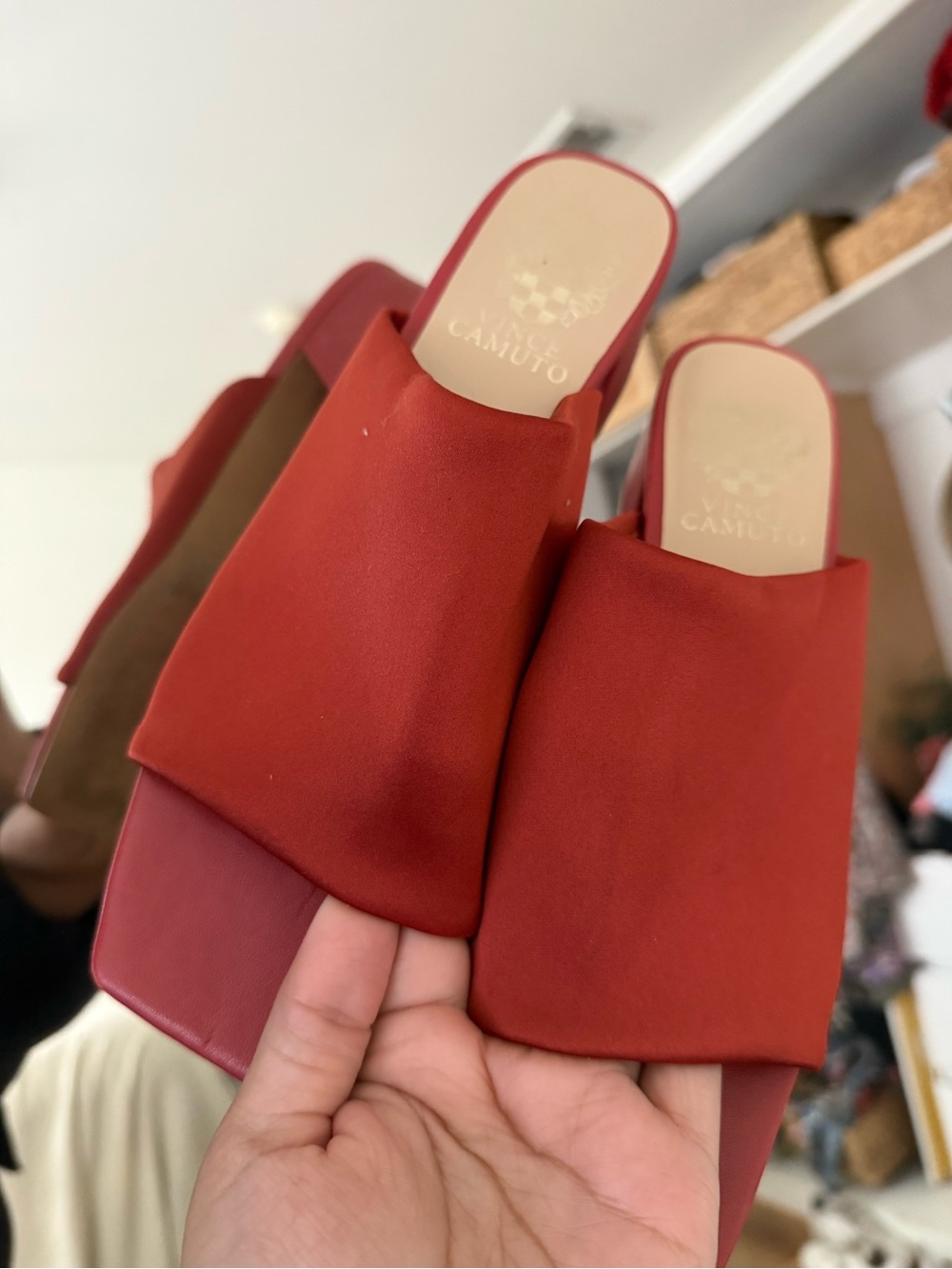 SOLD Vince Camuto Slip-On Square-Toe Mule